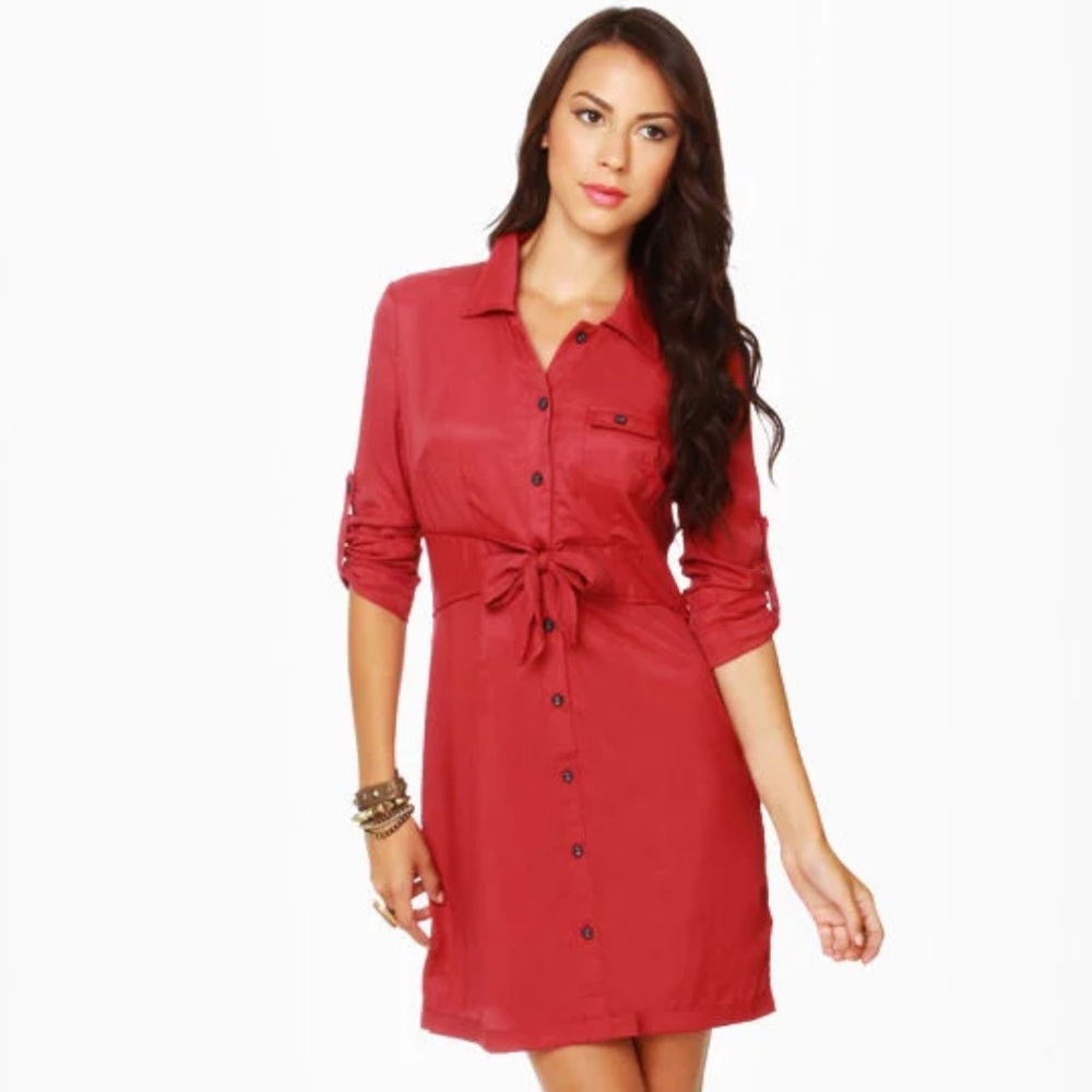 Tulle Day Camp Shirt Dress